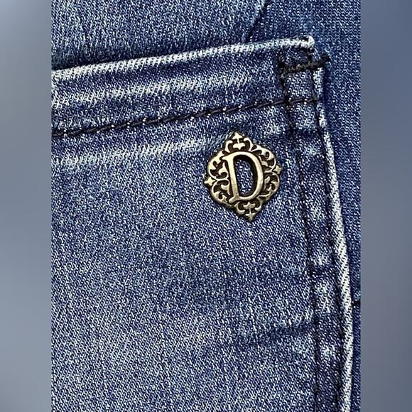 grunge street Democracy Ab Solution distress high rise skinny jean womens sz 14 - Picture 5 of 13